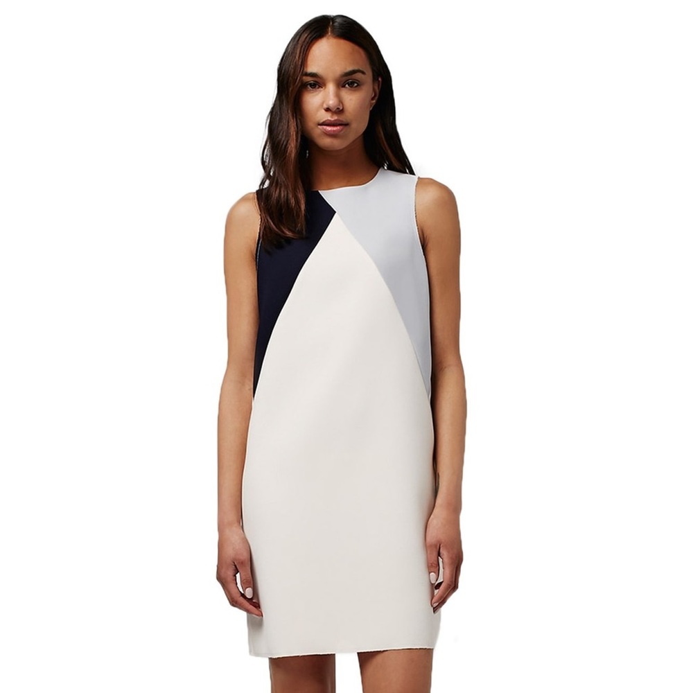 Topshop colorblock shift dress
